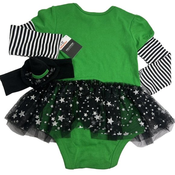 Way To Celebrate Baby Tutu & Headband Outfit Size 24 Months My 1st Halloween New - Picture 12 of 12